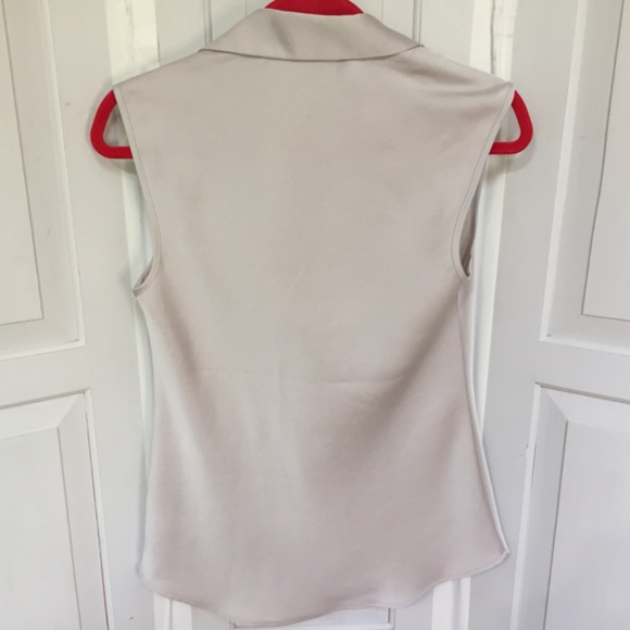 Calvin Klein Tan V-Neck Sweater - Picture 11 of 14